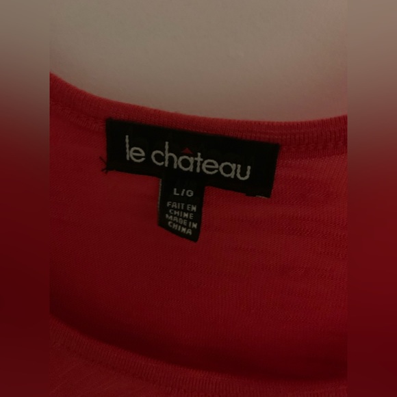 Le Chateau ruched tee shirt - Picture 3 of 4